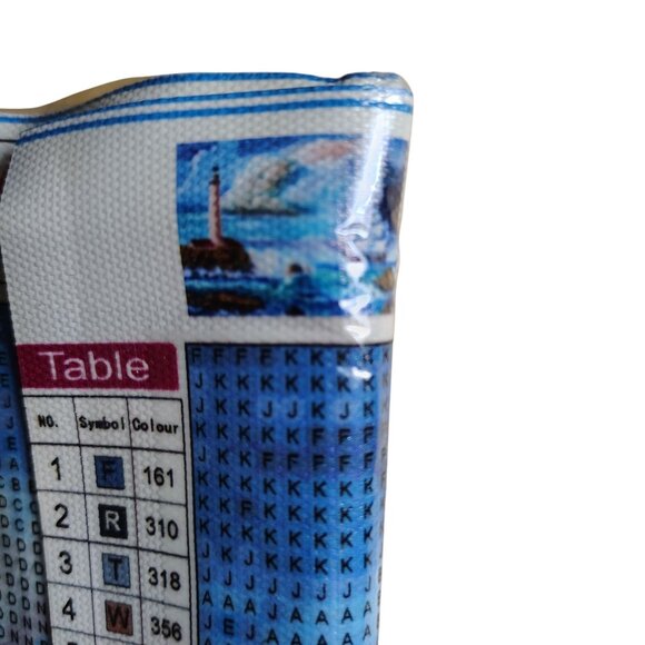 5D Diamond Painting Kit Lighthouse 12 x 15 Full Drill DIY Craft - Picture 4 of 5